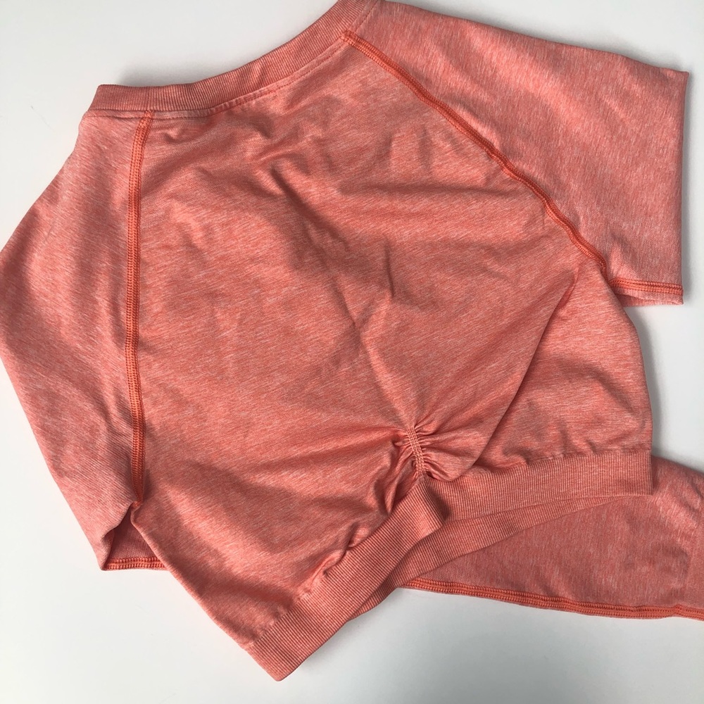 Gymshark M/M Adapt Marl Seamless Leggings & Long Sleeve Crop Top Set - Picture 5 of 15